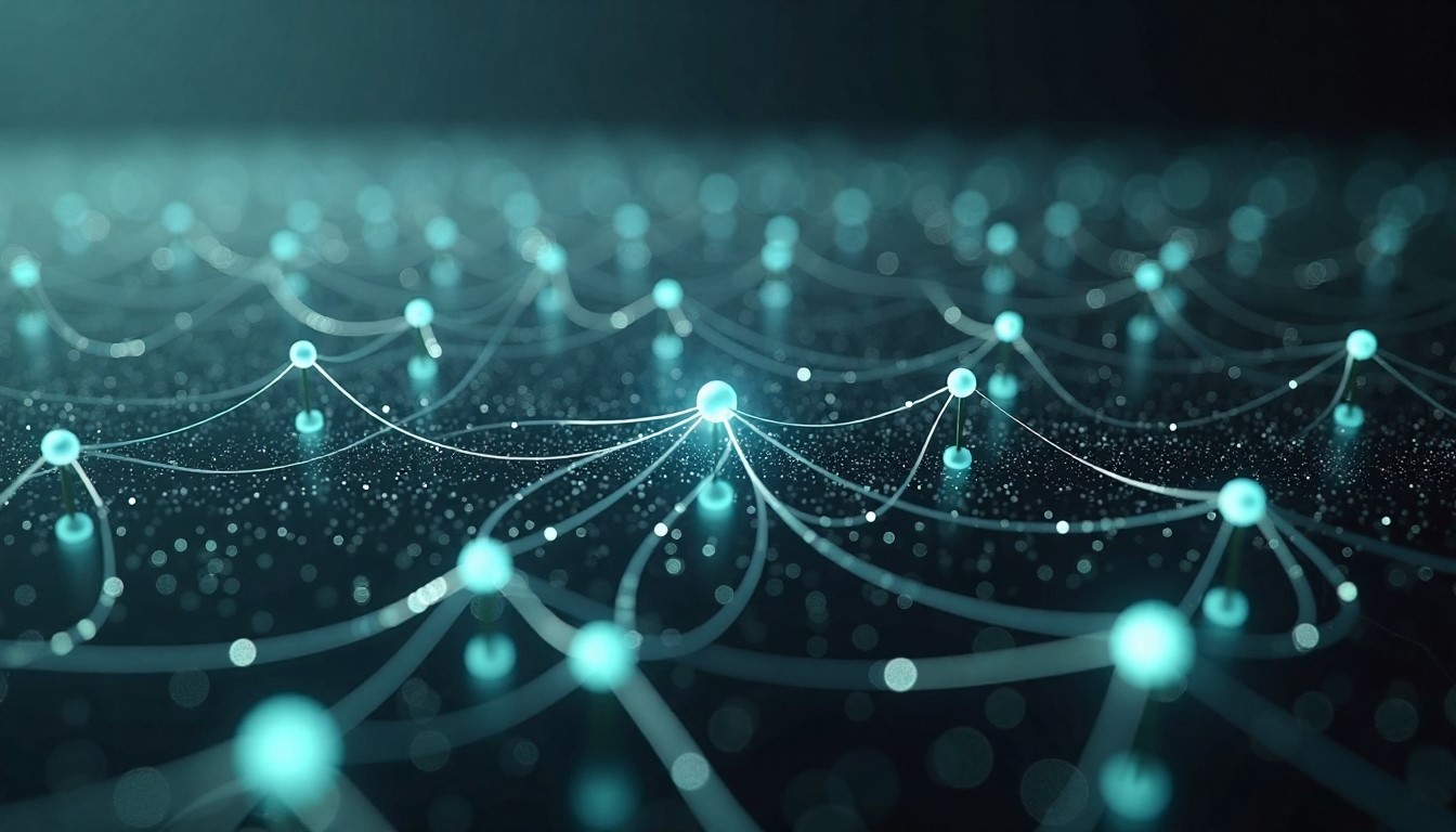 A diseased or anomalous neuronal network, representing network intrusion detection.
